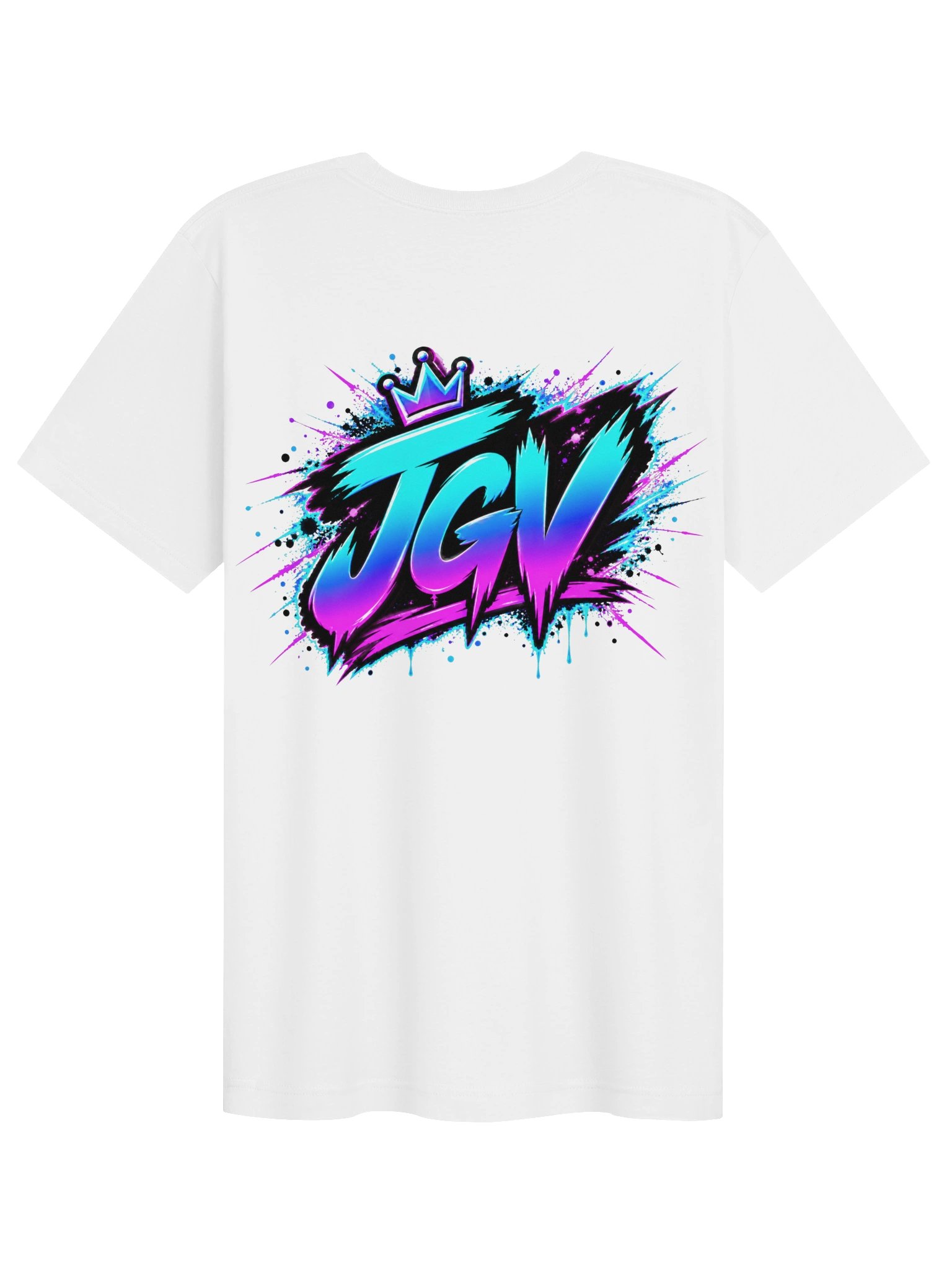 JGV Crown Streetwear Tee | Front & Back product image (16)