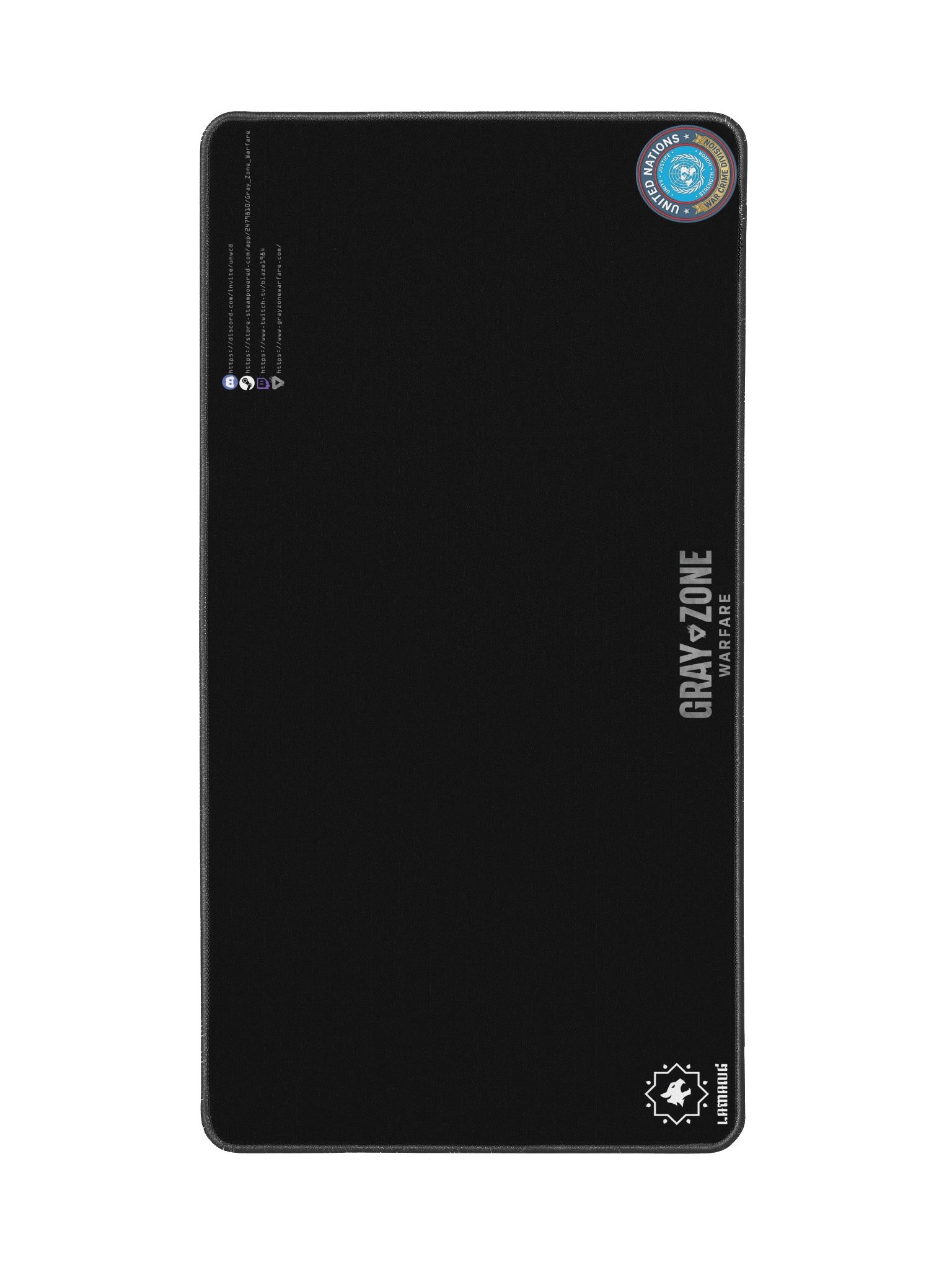 UNWCD/LRI Black Desk Mat - Smoke GZW product image (2)