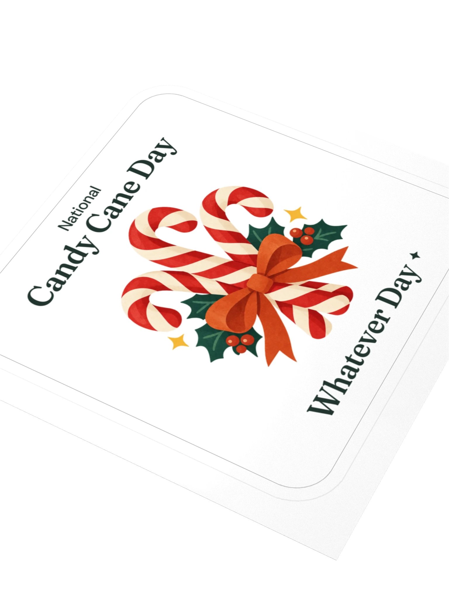 National Candy Cane Day Sticker product image (3)