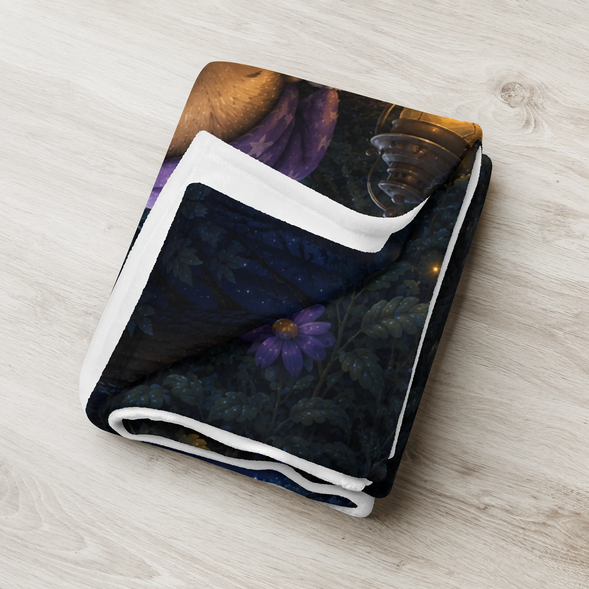 Moonlit Slumber Ferret Throw Blanket | Moonlit Dreams product image (3)