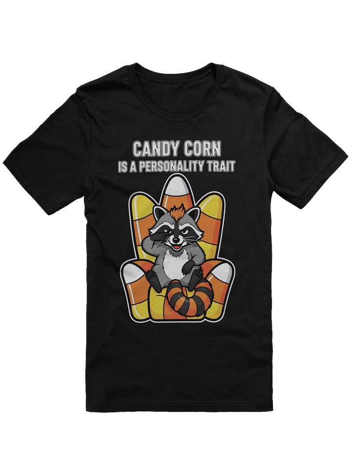 Candy Corn Personality Raccoon T-Shirt product image (1)
