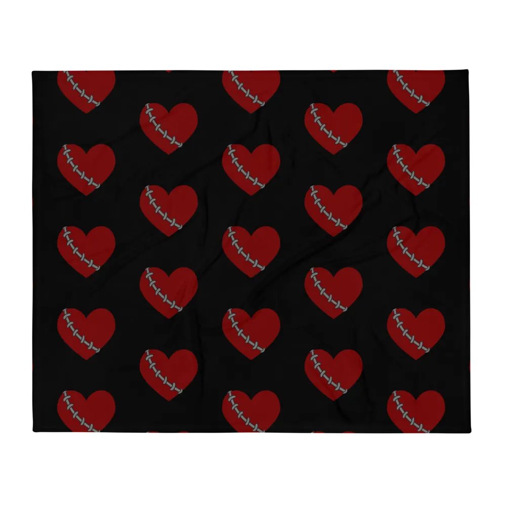 Stitched Heart Throw Blanket product image (2)