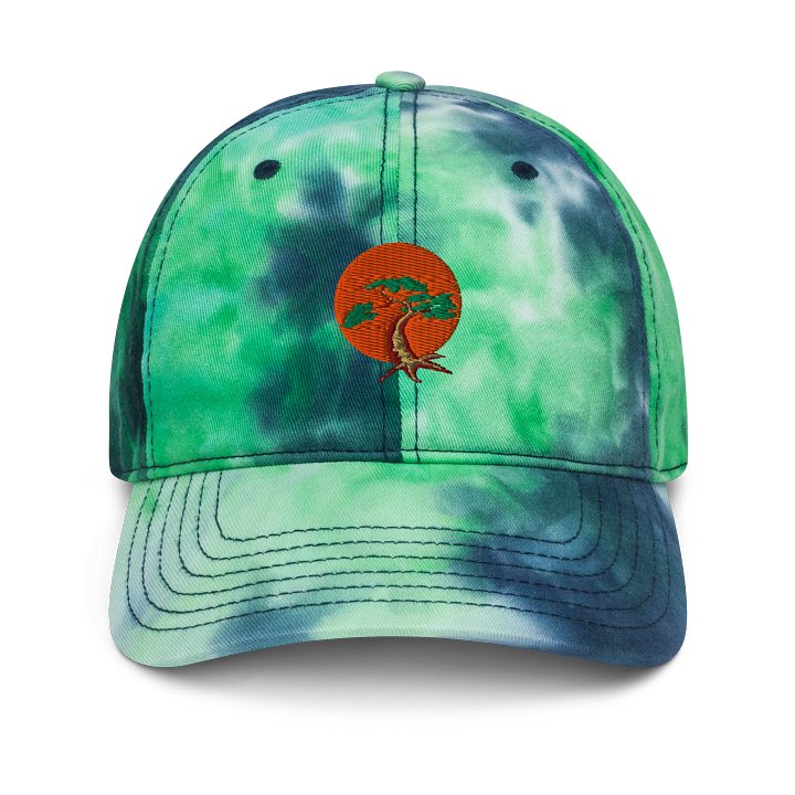 Groovy Tree Tie-Dye Dad Hat product image (1)