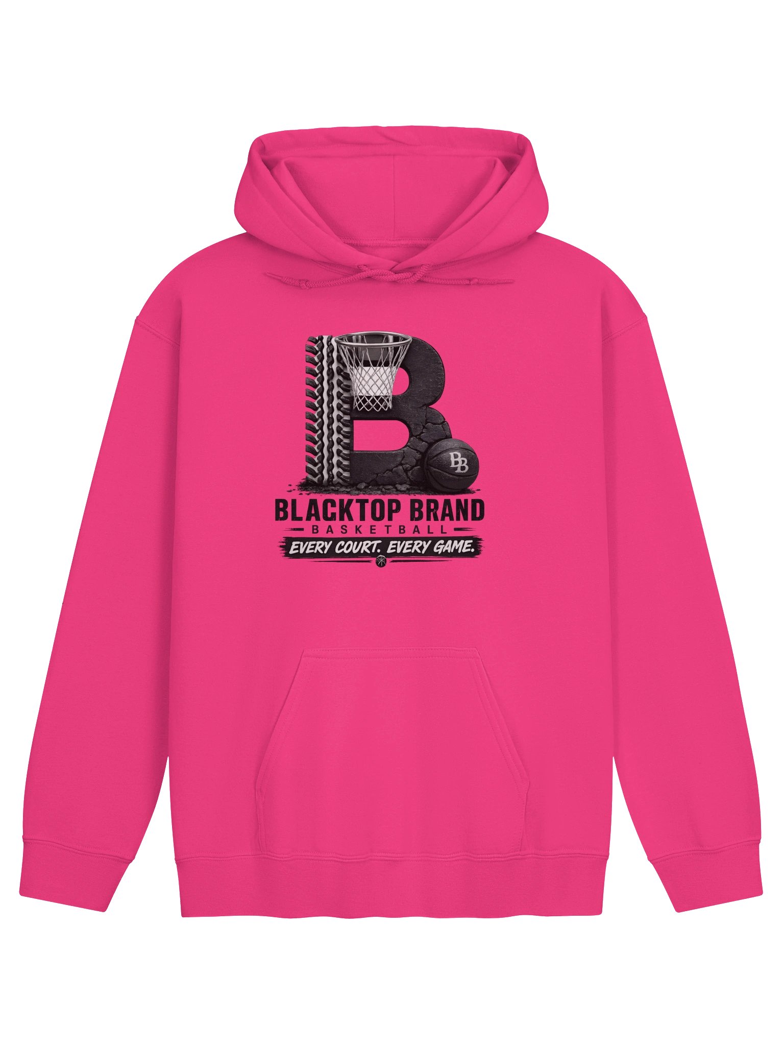 Blacktop Brand Basketball B Hoodie product image (1)