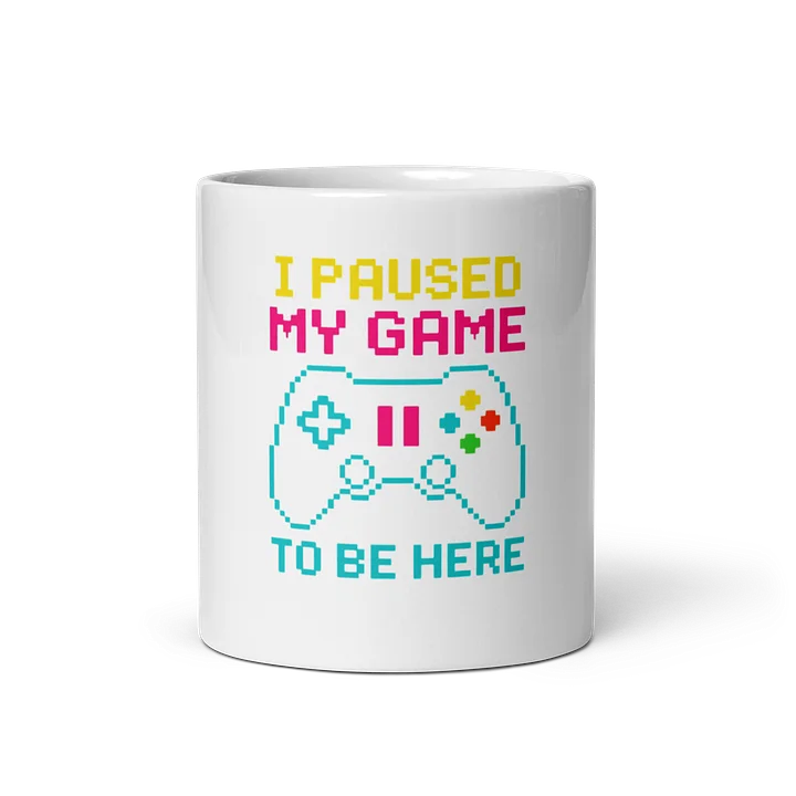 "I Paused My Game To Be Here" Retro Gamer Mug product image (1)