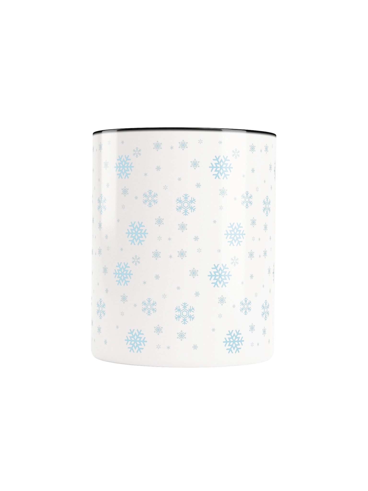Blue Snowflake Pattern Color-Inside Mug product image (55)