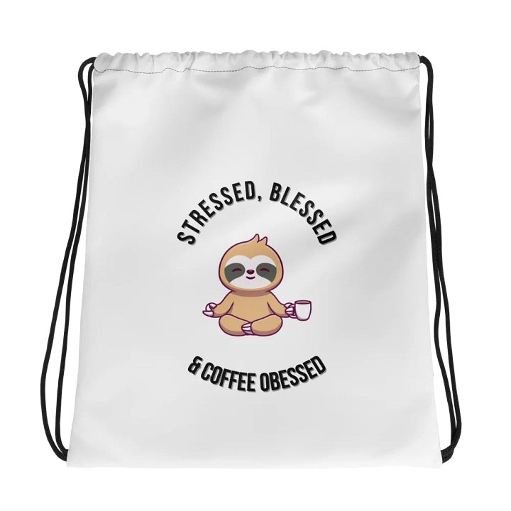 Sloth Serenity Drawstring Bag product image (1)