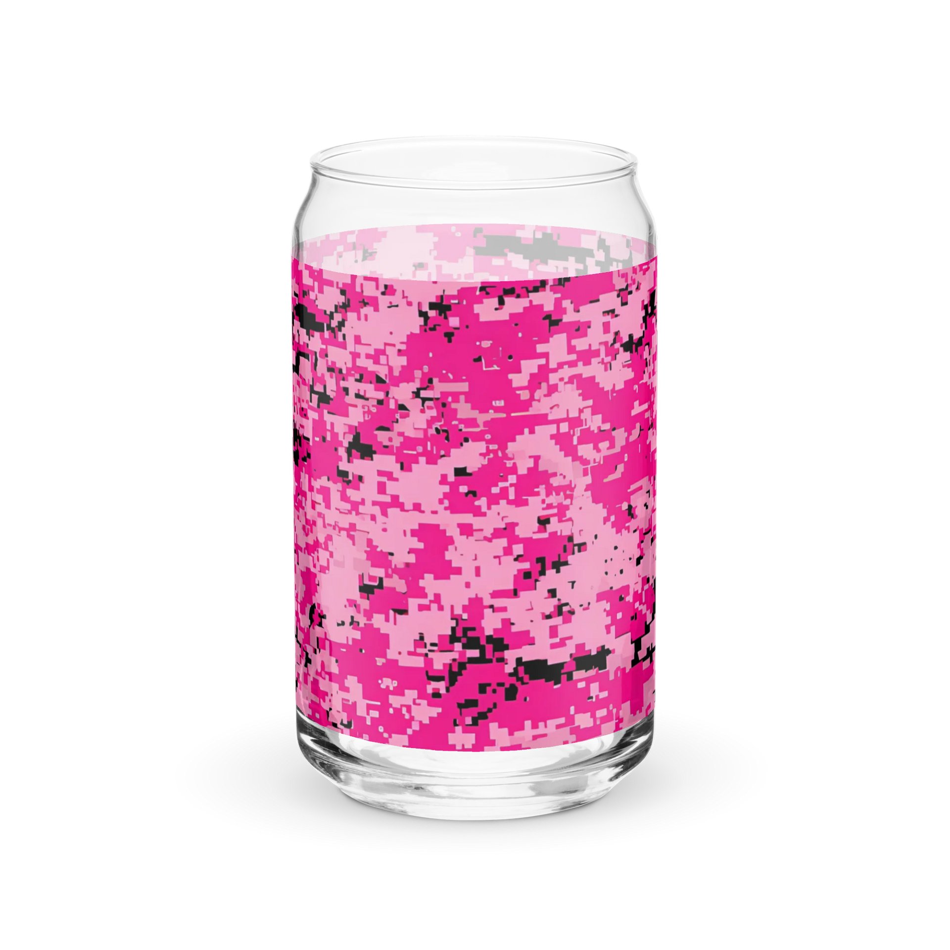 Pixel Pink Glass: Can-Shaped Elegance product image (2)