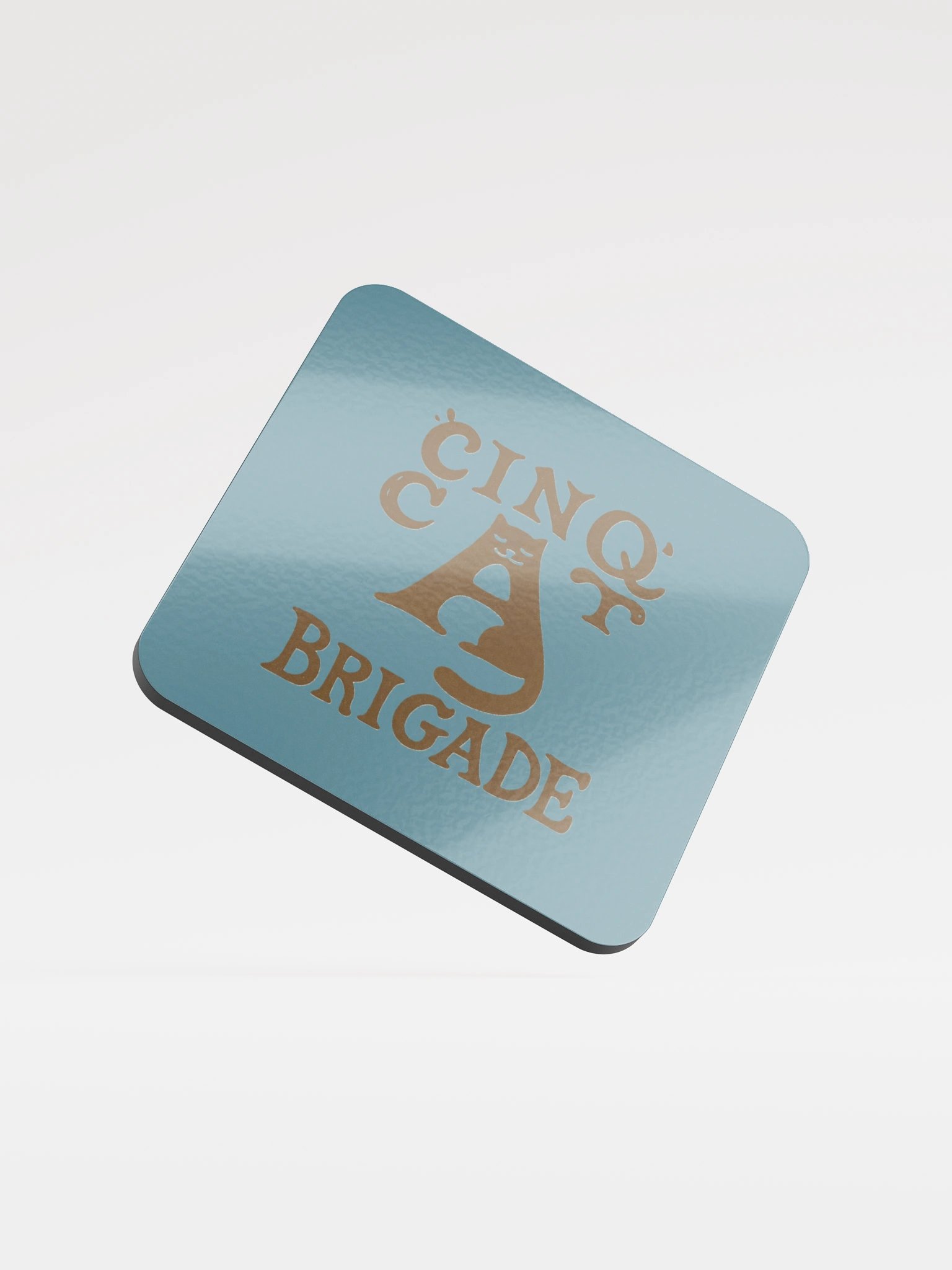 Feline Elegance Cork Coaster product image (1)