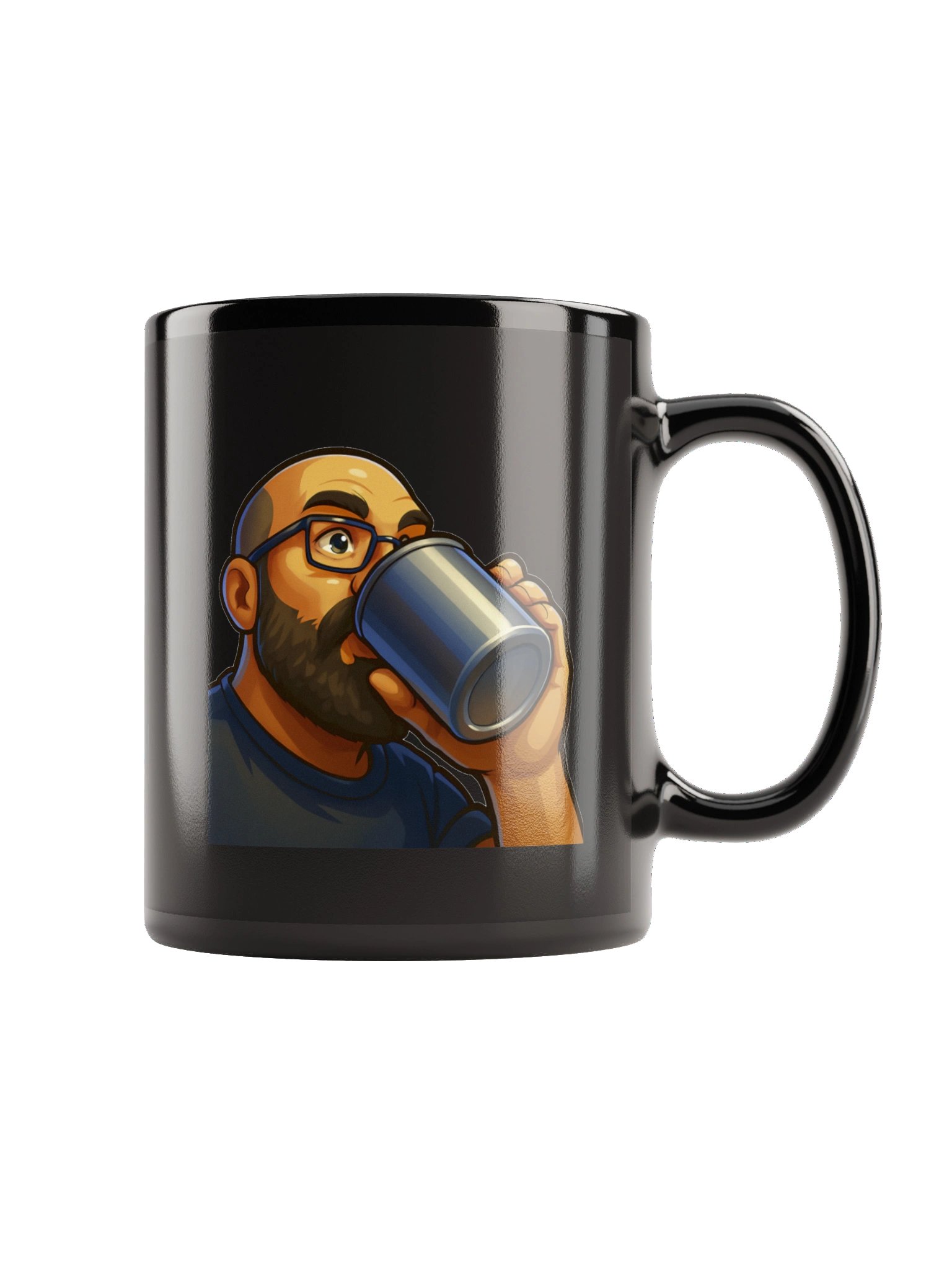 Fortnite Theo drinks coffee, coffee mug product image (2)