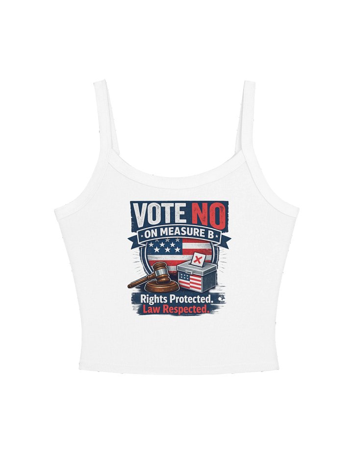 Vote No on B Tank Top product image (2)