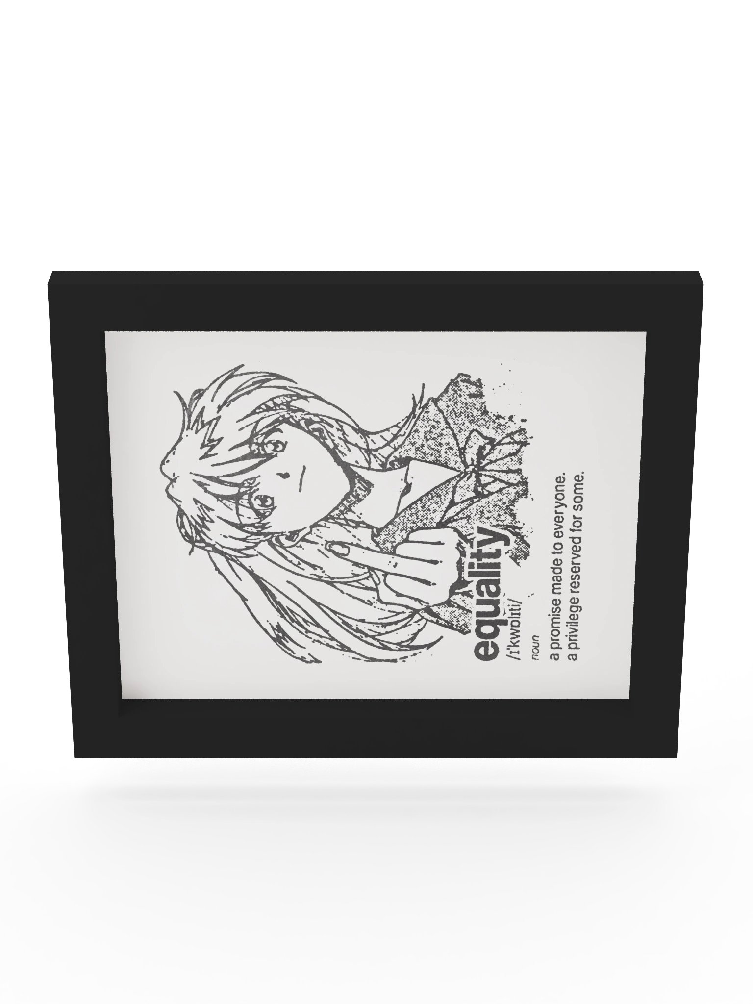 EQUALITY ! Framed Print. product image (54)