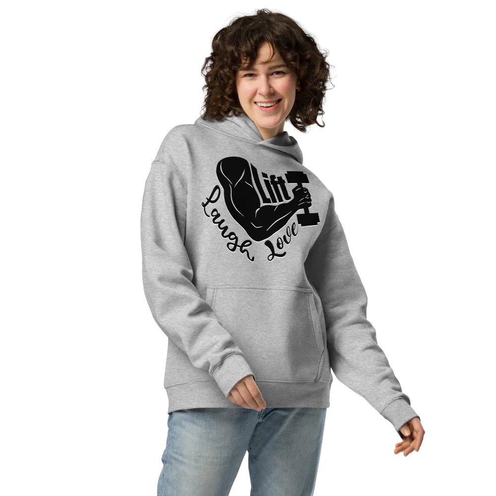 Lift Laugh Love Dark Mode Flex Pump Cover Hoodie product image (3)