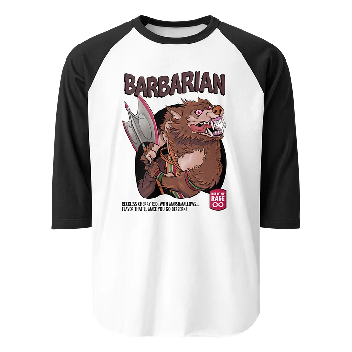 The Fruitarian BARBARIAN raglan product image (1)