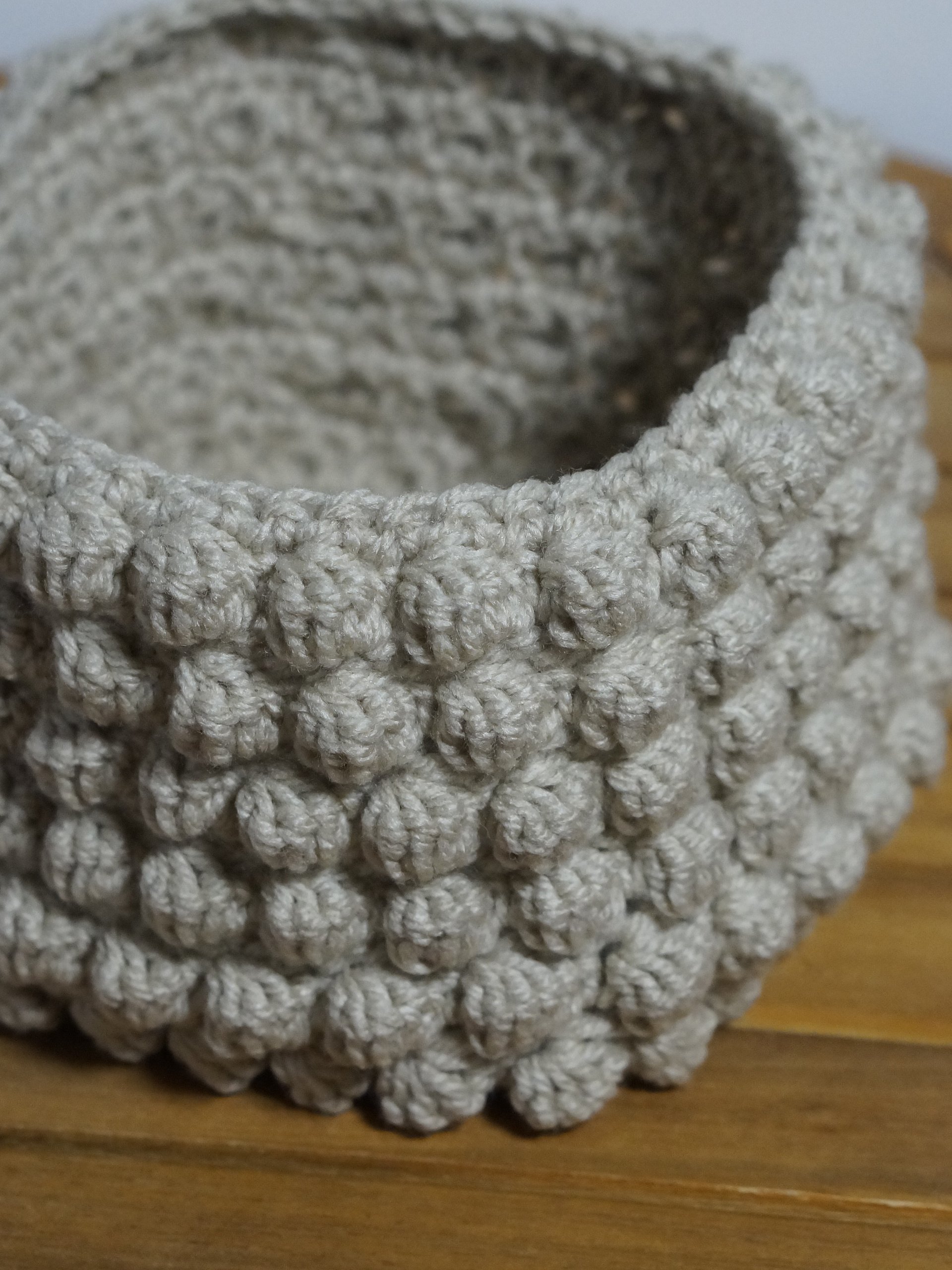 Bobble square basket Crochet pattern product image (5)
