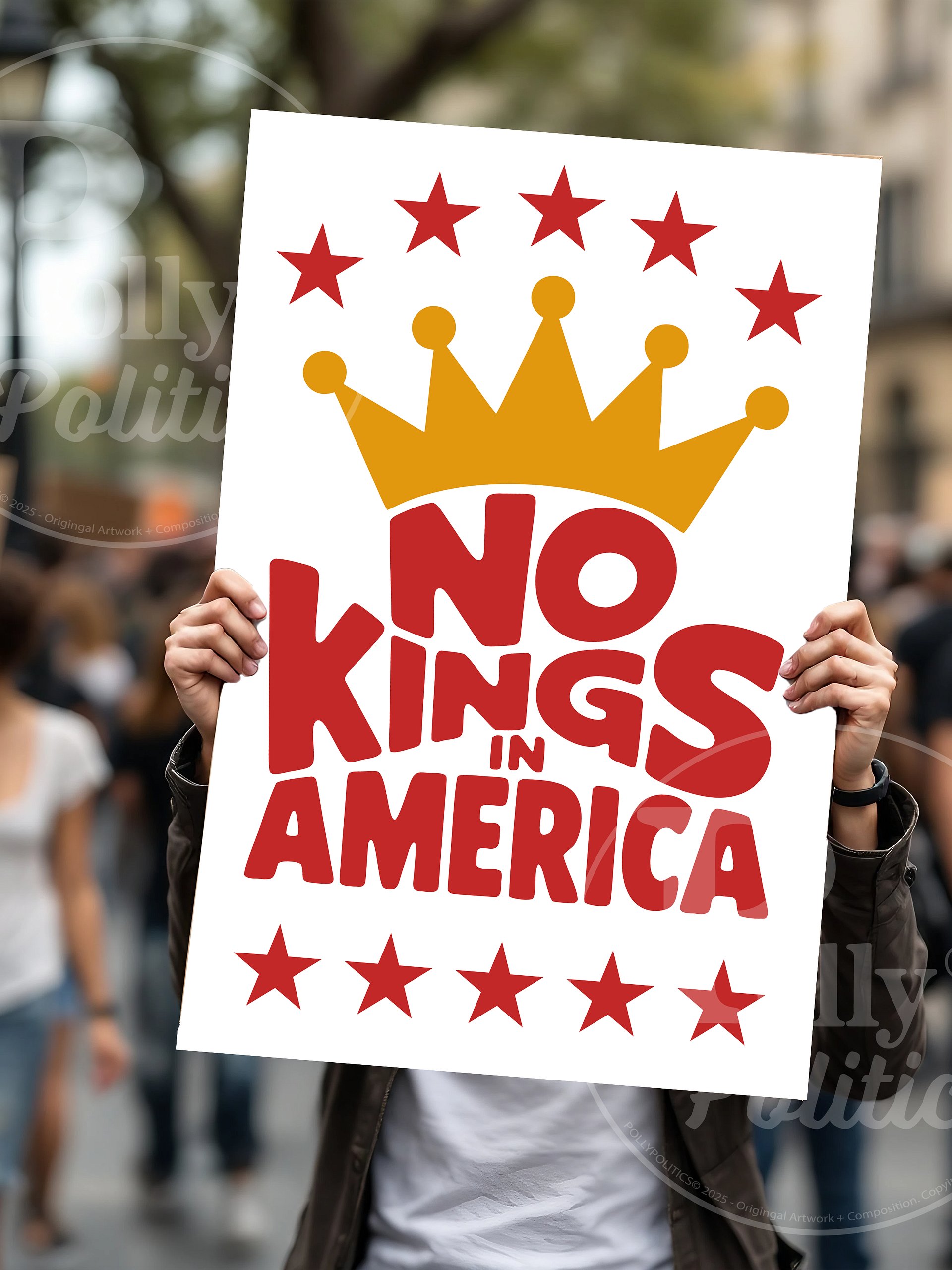 No Kings In America Protest Sign product image (3)