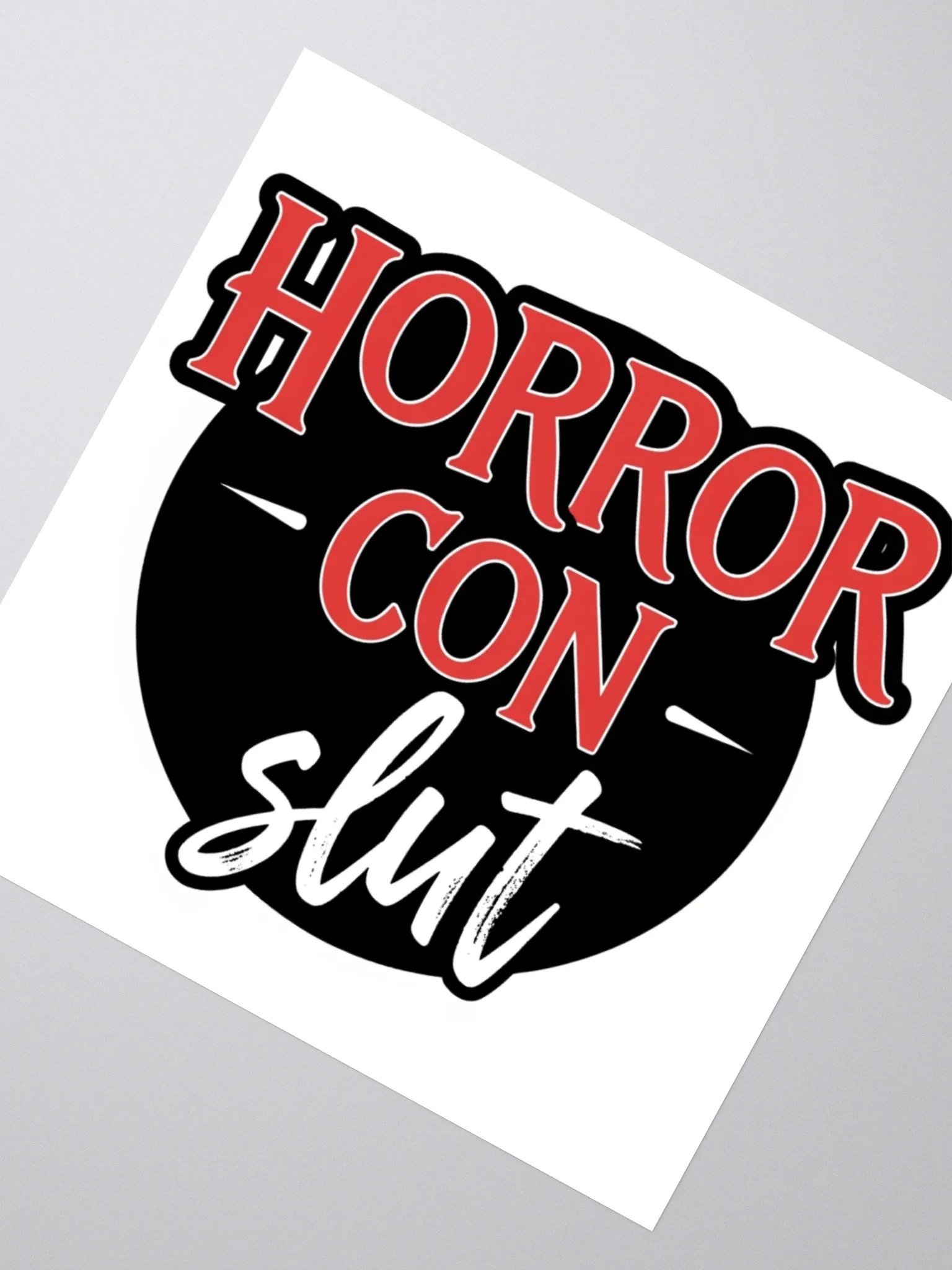 Horror Con Slut Sticker product image (6)