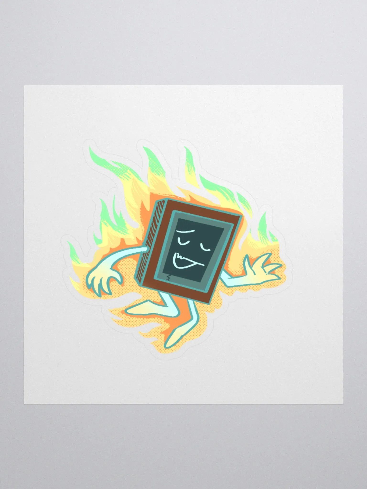 Ghost Fire Sticker product image (1)