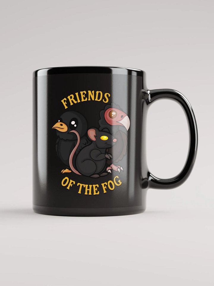 Friends of the Fog Black Glossy Mug product image (2)