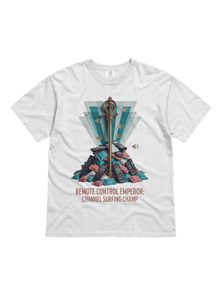 Remote Control Emperor T Shirt, Channel Surfing Champ Mug, Funny Dad Gift product image (1)
