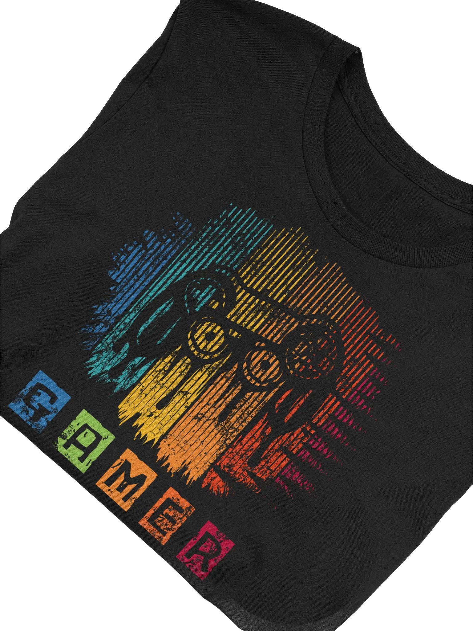 Retro Dripping Gamepad T-Shirt – Vintage 90s Gamer Style for Console & Arcade Fans product image (45)
