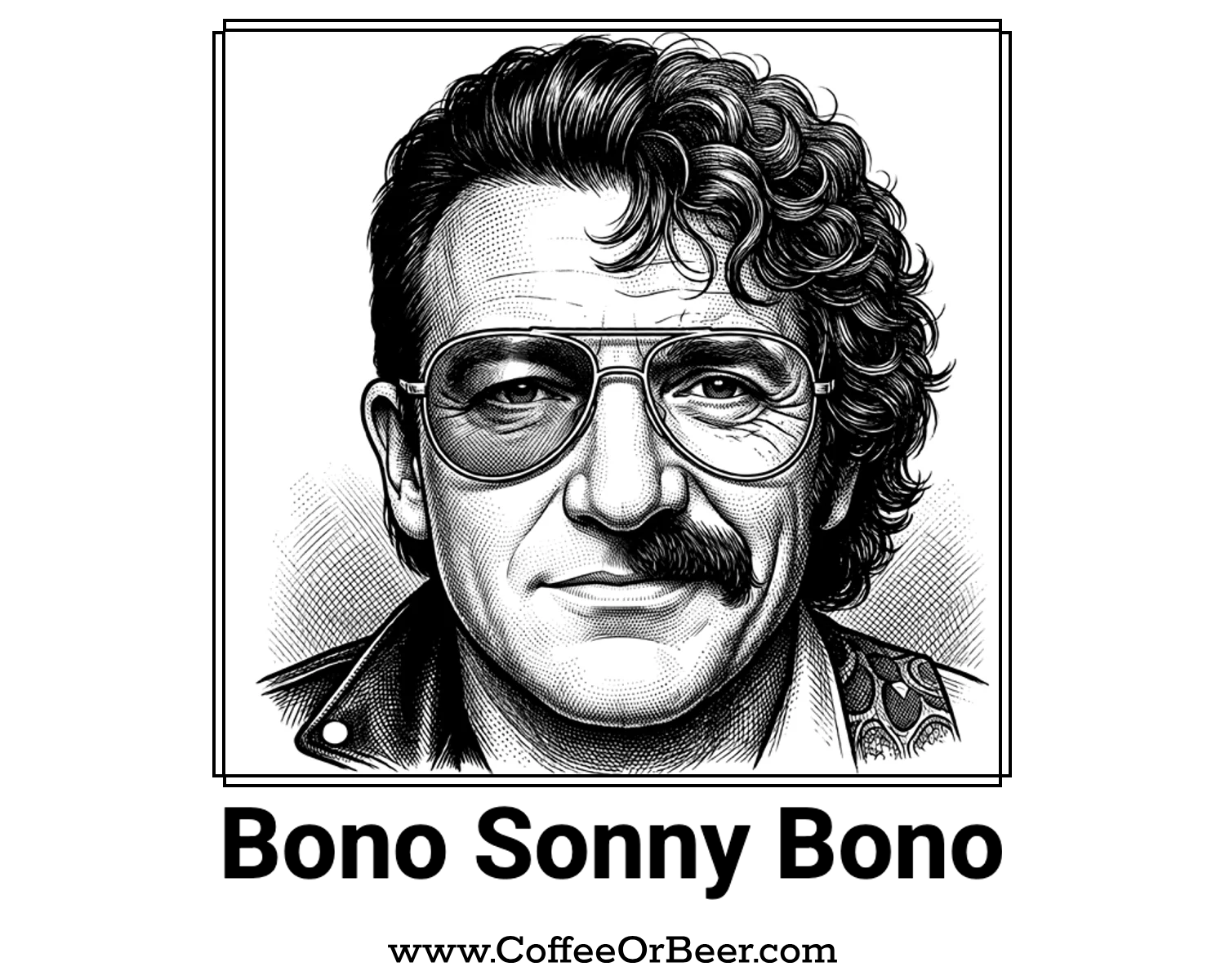 Bono Sonny Bono Dark Beers Pint Glass product image (2)