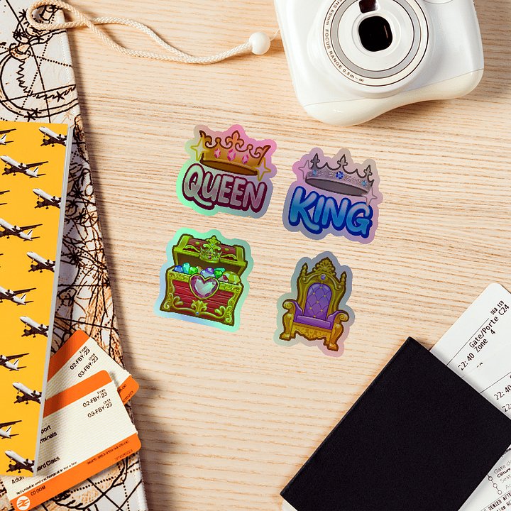 Throne Room Holographic Stickers (x4) product image (2)