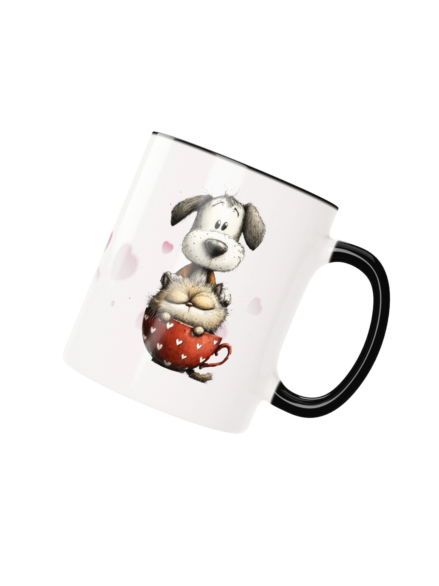 Dog And Cat Love Accent Mug product image (15)