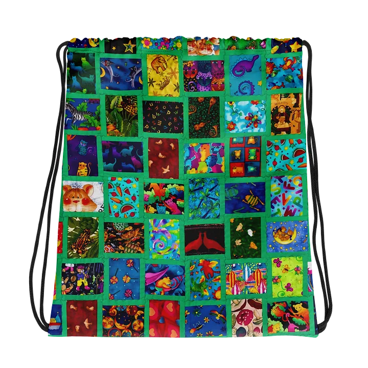Quilt Drawstring Bag product image (1)
