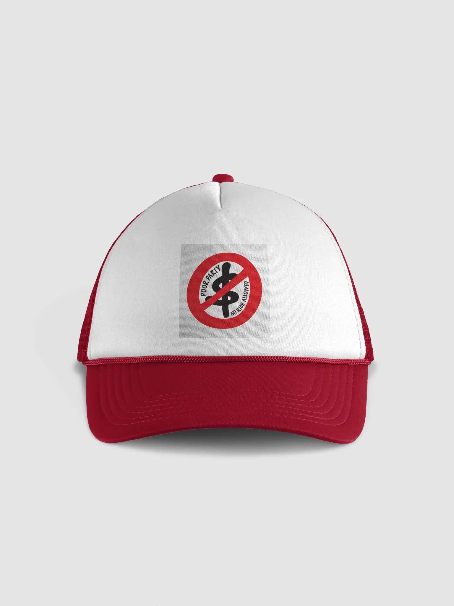 No Rich Allowed Trucker Hat product image (1)