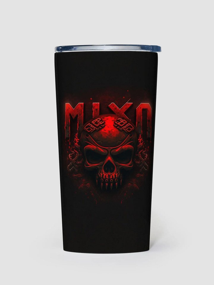 Dark Red Mixo Skull 20 oz Stainless Tumbler product image (2)