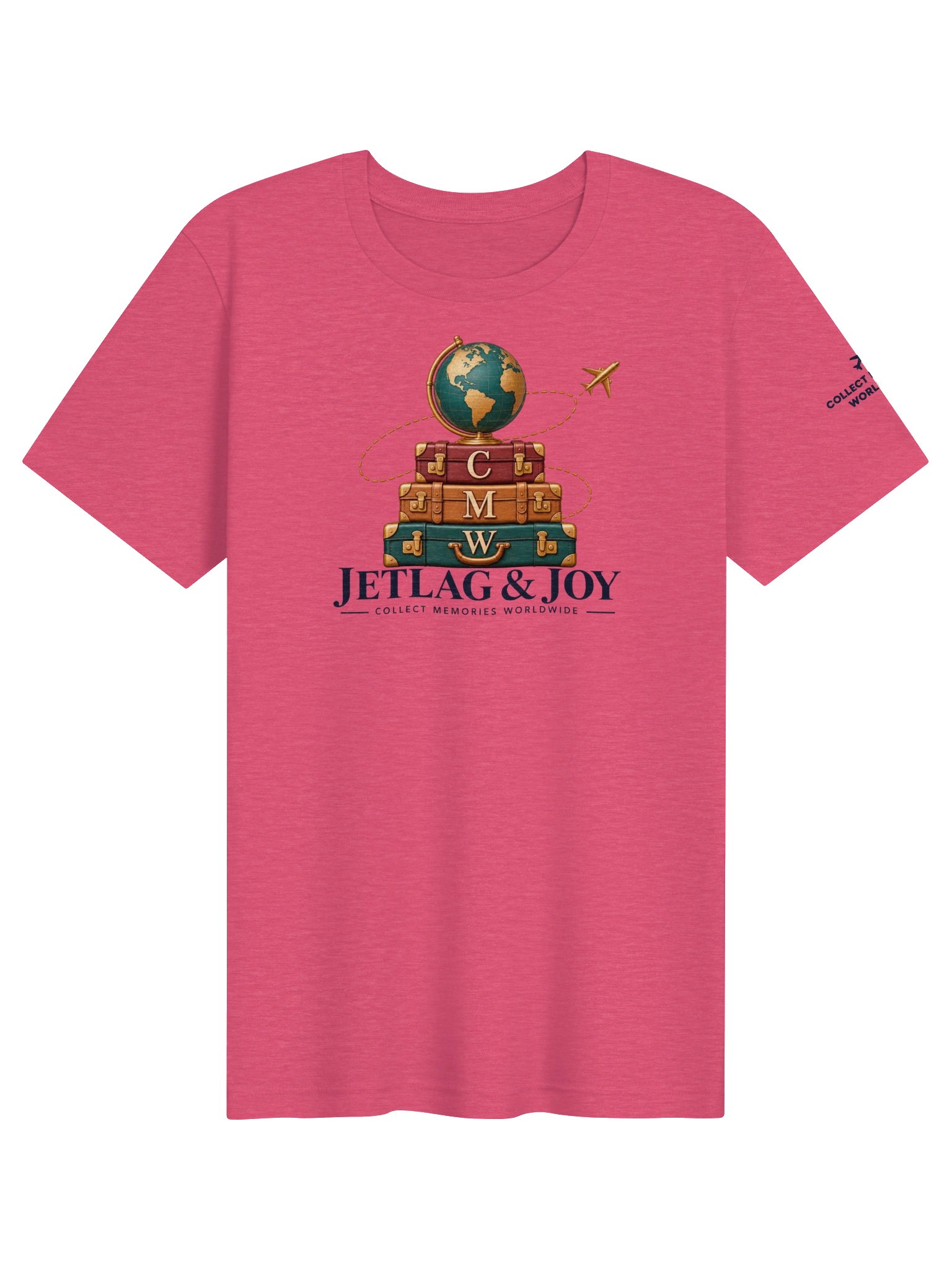 Jetlag & Joy Passport Stamps Unisex Graphic Tee product image (1)