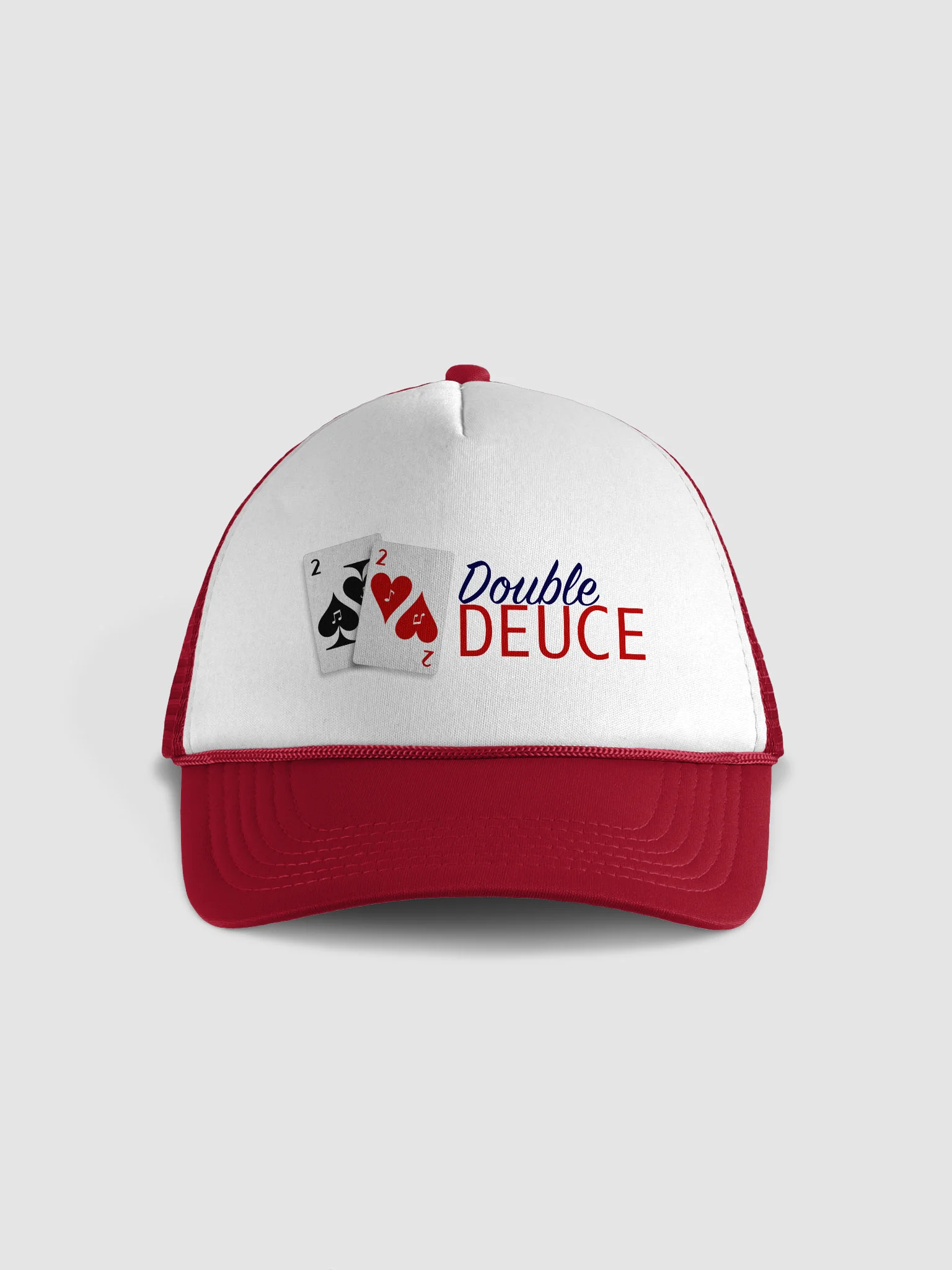 Double Deuce Trucker Cap (Red) product image (1)