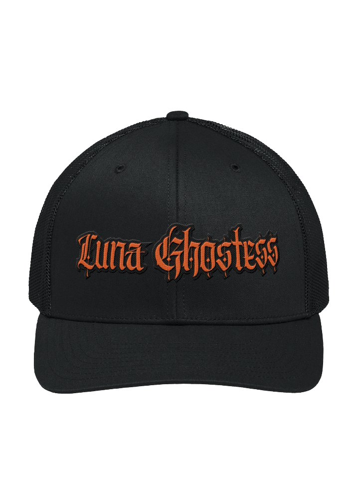 Luna Ghostess Trucker Hat (Orange) product image (1)