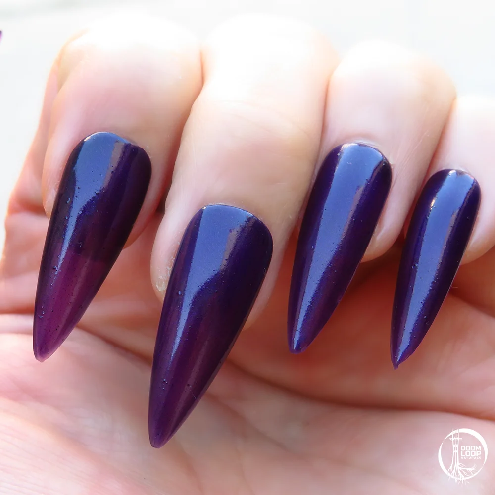 AFTER THE PARADES - Shimmery Violet Translucent Jelly Nail Polish product image (5)