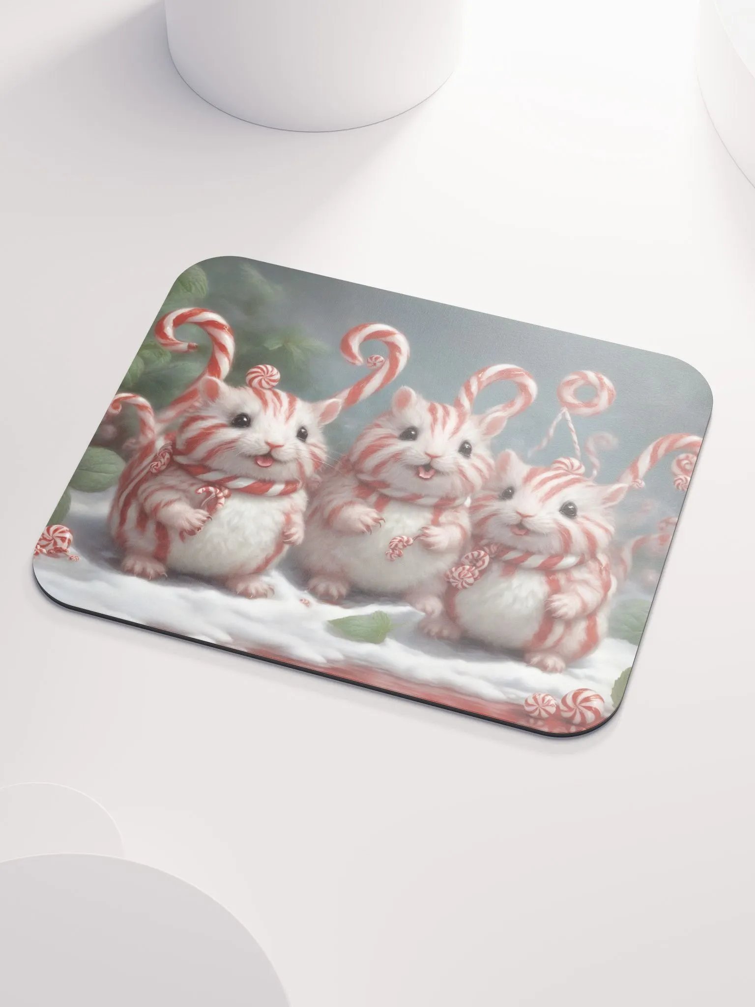 Candy Cane Critter Mouse Pad product image (3)