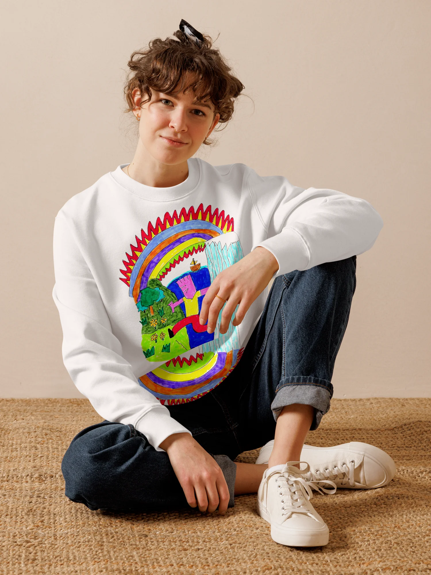 Abstract Lands Beyond Unisex Eco Sweatshirt product image (35)