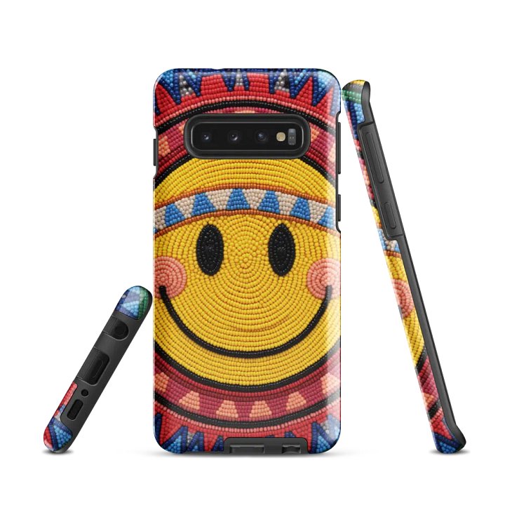 Smiley Face Faux-beaded Tough Case product image (1)