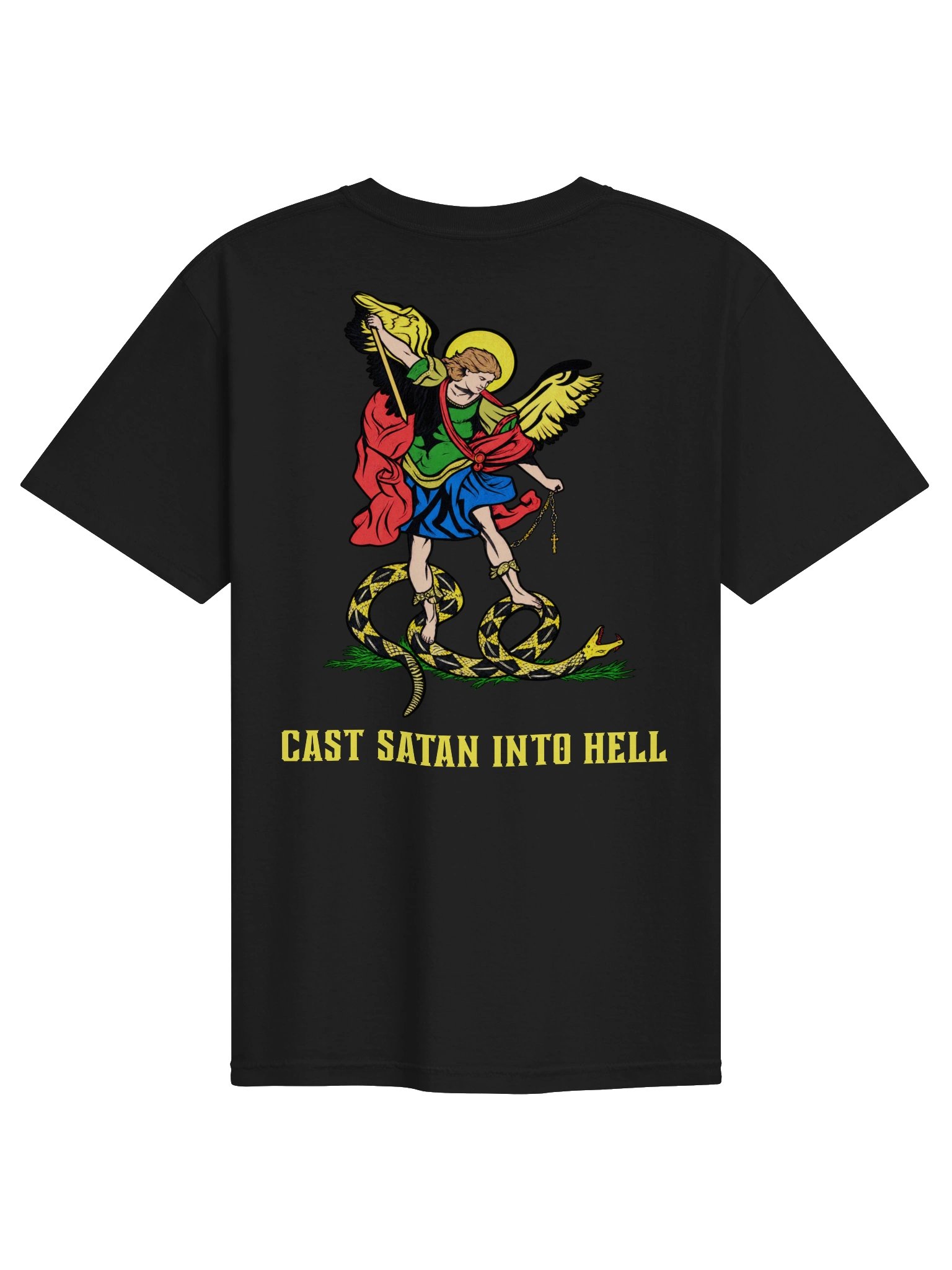 Saint Michael 'Cast Satan into Hell' - T-shirt product image (13)