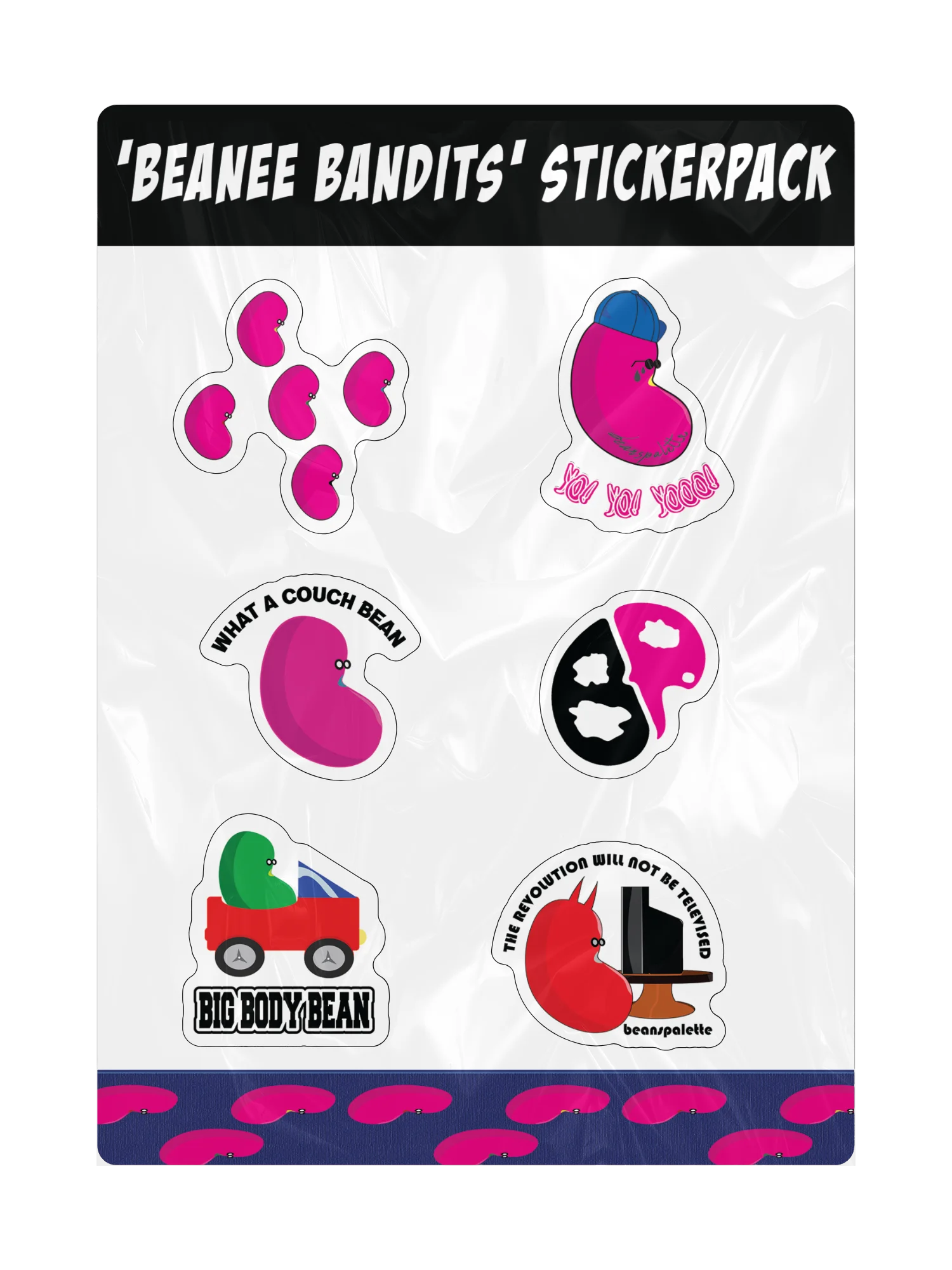 Beanee Bandits Stickersheet product image (1)