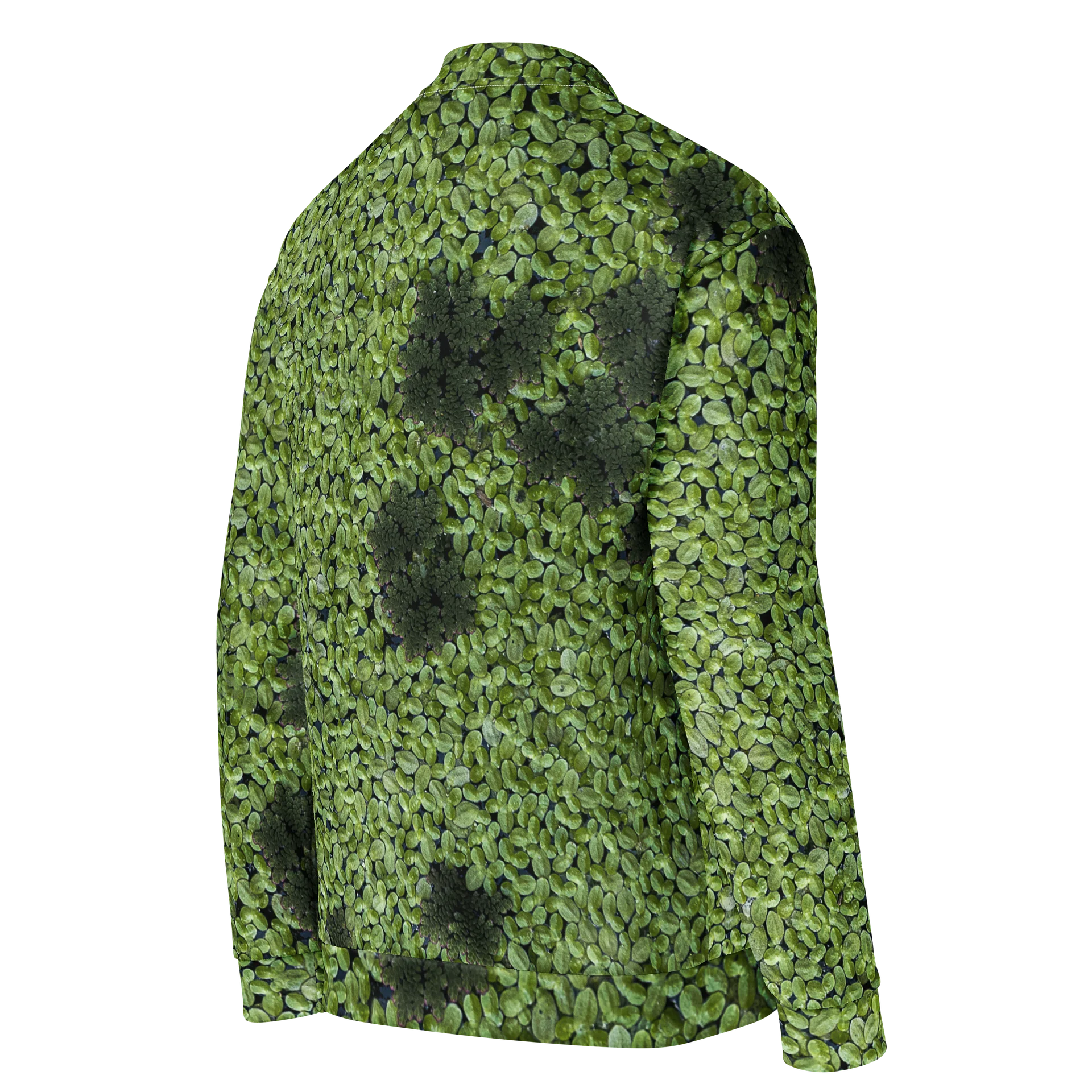 Verdant Life All-Over Print Bomber Jacket | Plant Lover Unisex Streetwear Jacket product image (4)