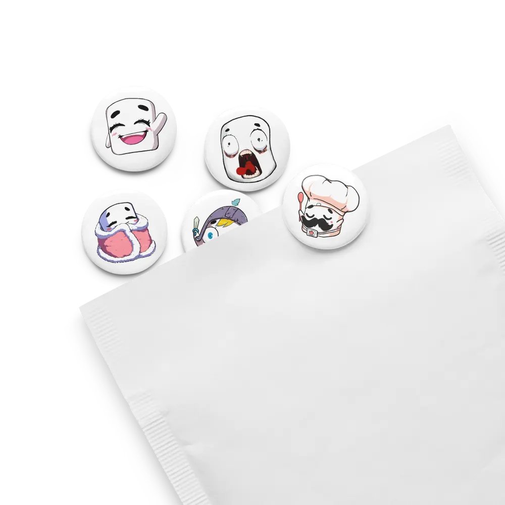 Tofu Emote Pin Button Pack 2 product image (8)