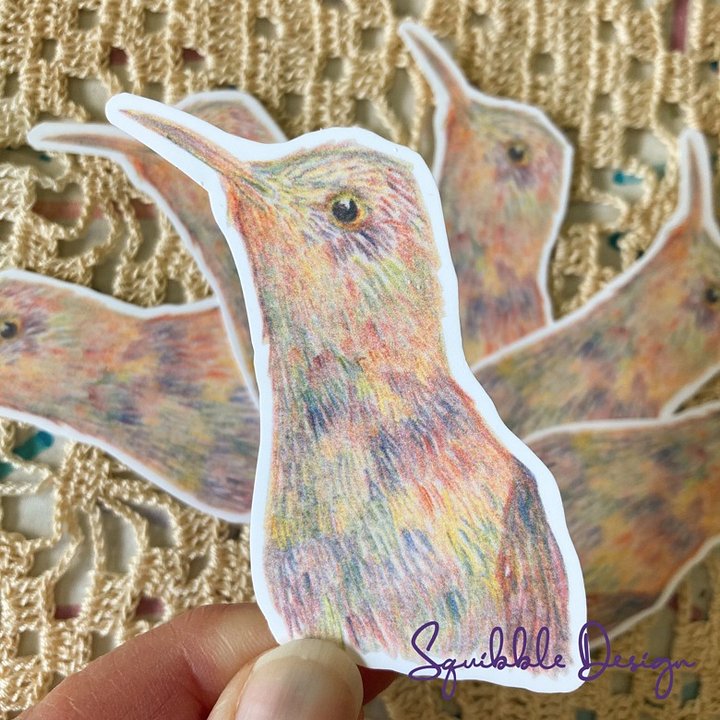 Vinyl Sticker - Rainbow Hummingbird product image (1)