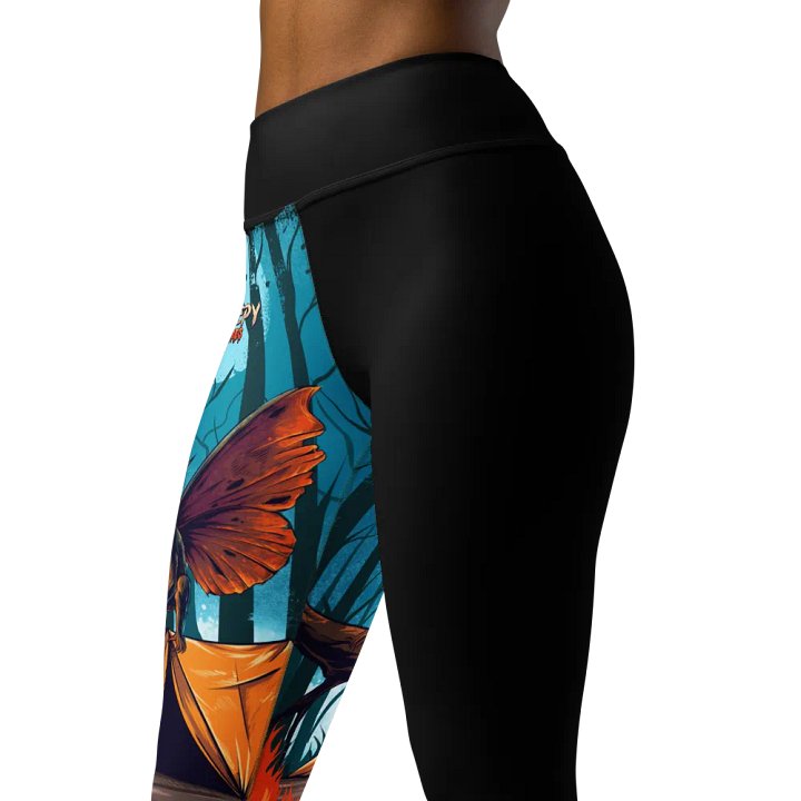 Eerie Mothman Yoga Leggings product image (1)