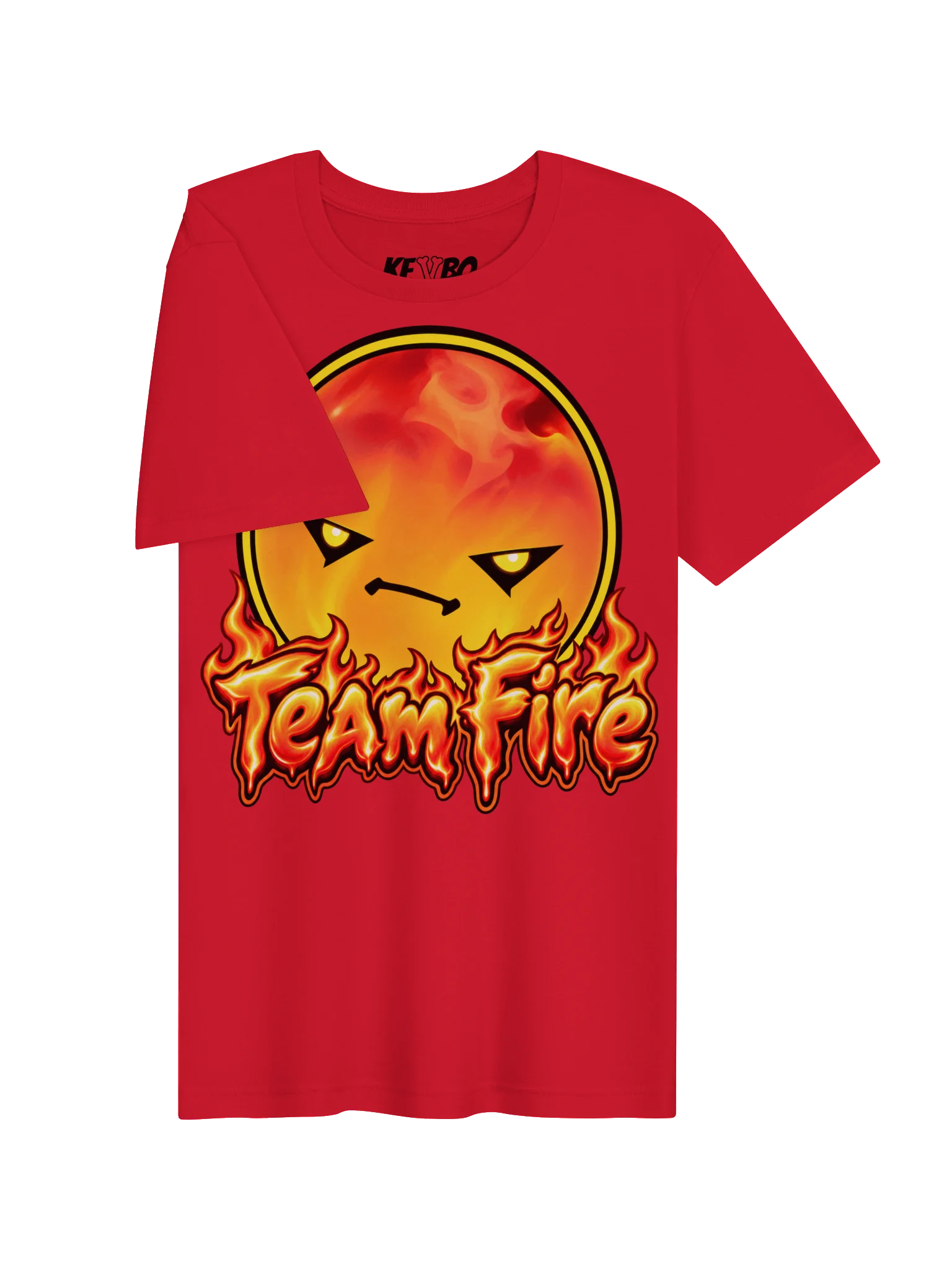 KEVBO "Team Fire" Red ADULT T-Shirt product image (3)