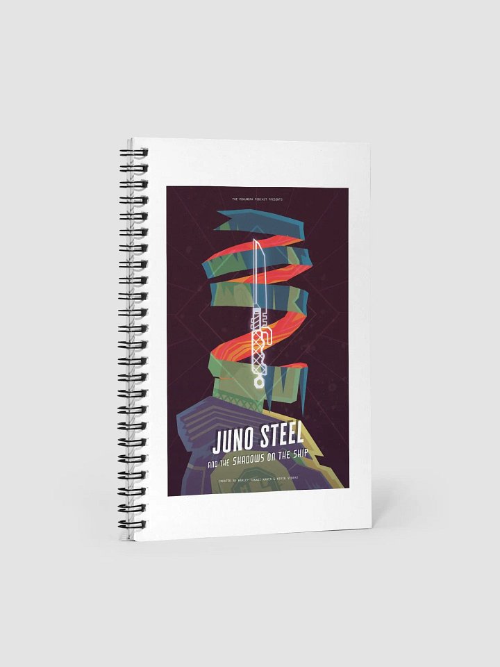 Juno Steel and the Shadows on the Ship Spiral Notebook product image (1)