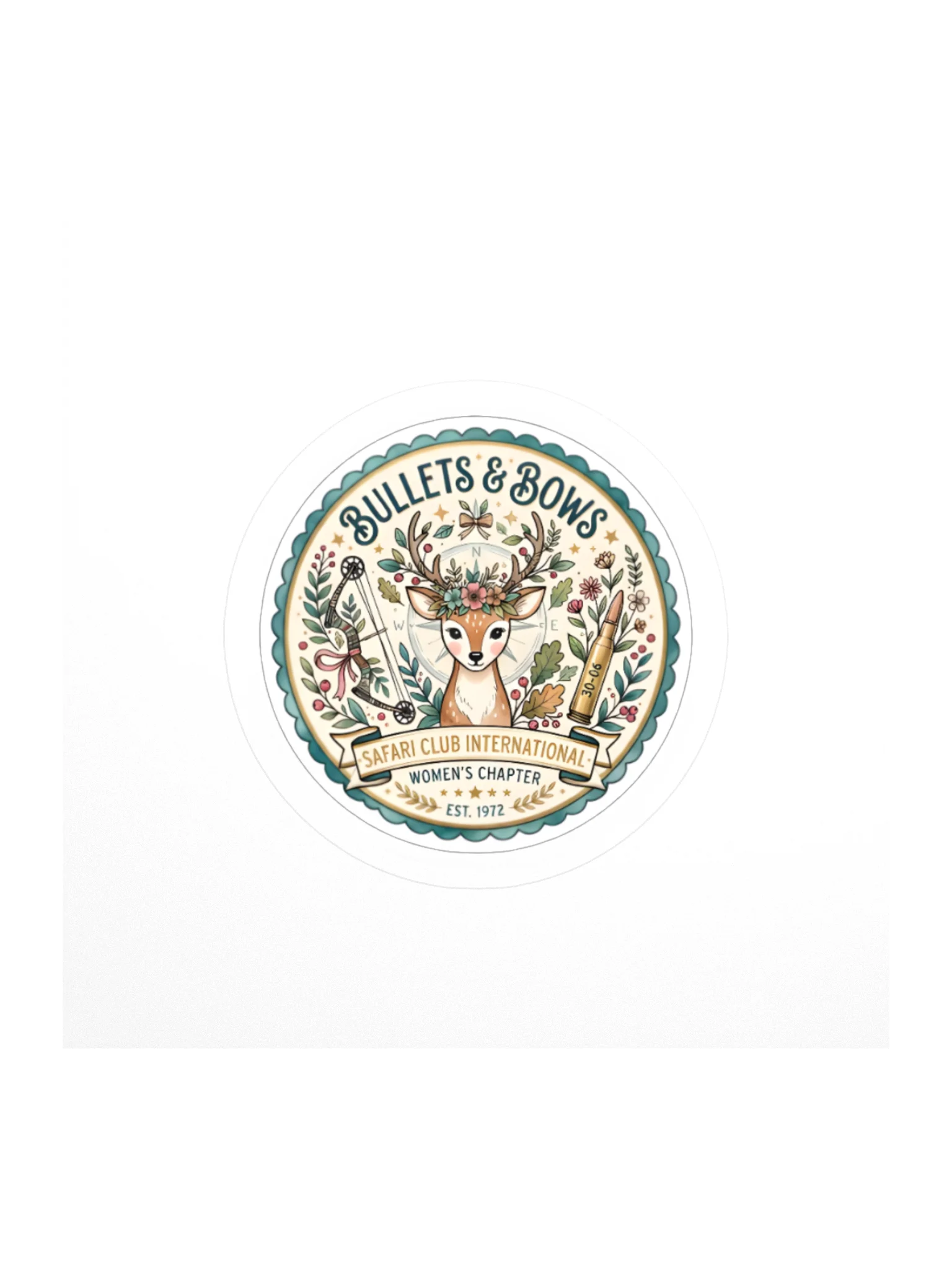 Bullets & Bows Club Sticker product image (1)
