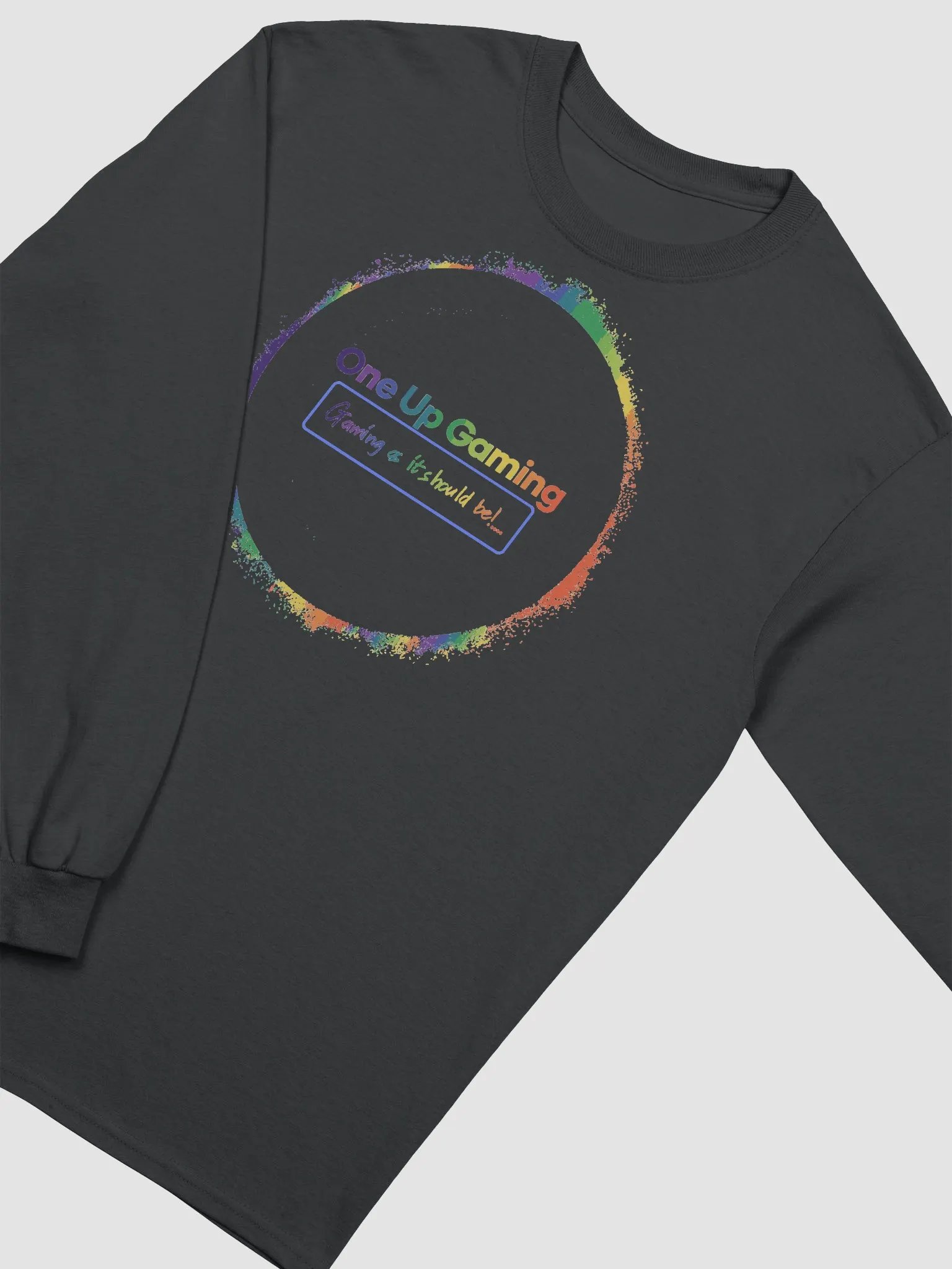 OUG Rainbow Logo Gildan Ultra Cotton Long Sleeve T-Shirt product image (3)