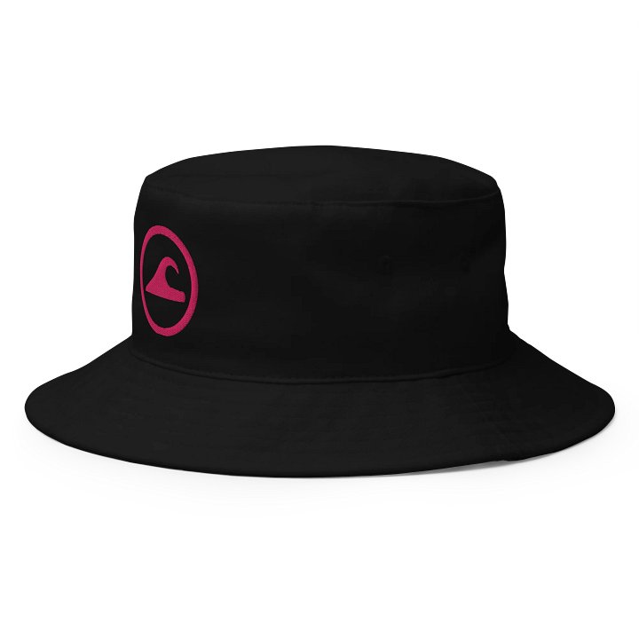 Embroidered Wave Rider Bucket Hat (Flamingo) product image (2)