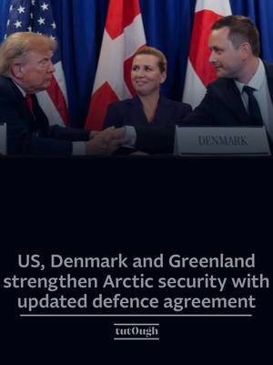 🇺🇸🇩🇰🇬🇱The United States, the Kingdom of Denmark, and the Government of Greenland have signed an agreement updating the 1951 Defence Agreement, strengthening long-term defence cooperation and NATO engagement in the Arctic. The agreement reaffirms Denmark’s sovereignty and Greenland’s right to self-determination under international law while recognising the region’s growing strategic importance. It also states that any future military cooperation should provide tangible benefits for Greenlandic society and respect its environment and traditional way of life. Key developments: - The United States may modernise and expand Pituffik Space Base and establish new defence areas at Narsarsuaq and Mestersvig, subject to agreed arrangements. - The parties support stronger NATO planning, exercises, intelligence cooperation and military presence in the Arctic. - The agreement prioritises Greenlandic businesses for defence-related contracts where practical and introduces measures to protect critical infrastructure and sensitive sectors from certain foreign investment. The agreement was signed in New York on Tuesday (22 Sep) and will enter into force once the required parliamentary procedures are completed. ℹ️ @The Associated Press, @The White House  📸 US President Donald Trump shakes hands with Greenland Prime Minister Jens-Frederik Nielsen as Danish Prime Minister Mette Frederiksen reacts, as they attend a trilateral signing event regarding a deal on Greenland's security, during the 81st United Nations General Assembly (UNGA), in New York City, US, September 22, 2026. REUTERS/Kylie Cooper #UnitedStates #Denmark #Greenland #Geopolitics #WorldNews